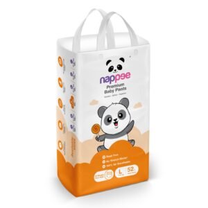Nappee Premium Diaper - Large (9 to 14Kgs)- (Pant /Pull-ups Type) 52pc