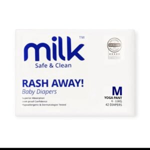 Milk Baby Diaper Yoga Pants ( Medium )- 42 Pcs (6-11kg)