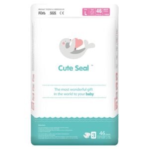 Cuteseal Large Tape/ Velcro - 9 to 14kg - (Pack of 1 - 46pc)