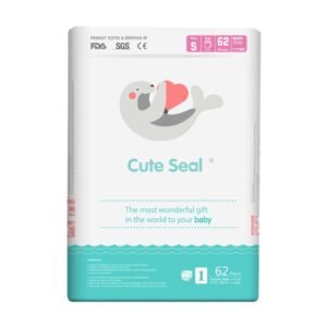 Cuteseal Small Tape/ Velcro - 4 to 8kg - (Pack of 1 - 62pc)