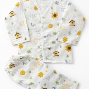 Premium Muslin Cotton Night Suites (12 - 18 Months) – Full Sleeves