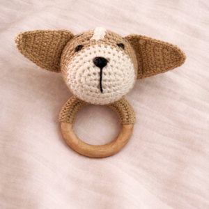 Little Pup Crochet Teether