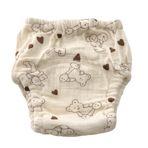 4-Layer Muslin Potty Training Pants - Pack of 3 (Assorted Designs)