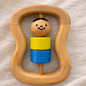 Neem Wood Baby Grip Rattle Toy