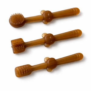 3-in-1 Baby Silicone Finger Toothbrush Set | Assorted Colour
