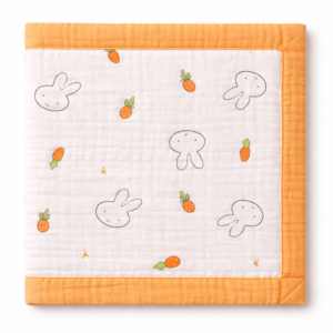 6-Layer Muslin Cotton Blanket Colour 110* 110cm -- Assorted Designs