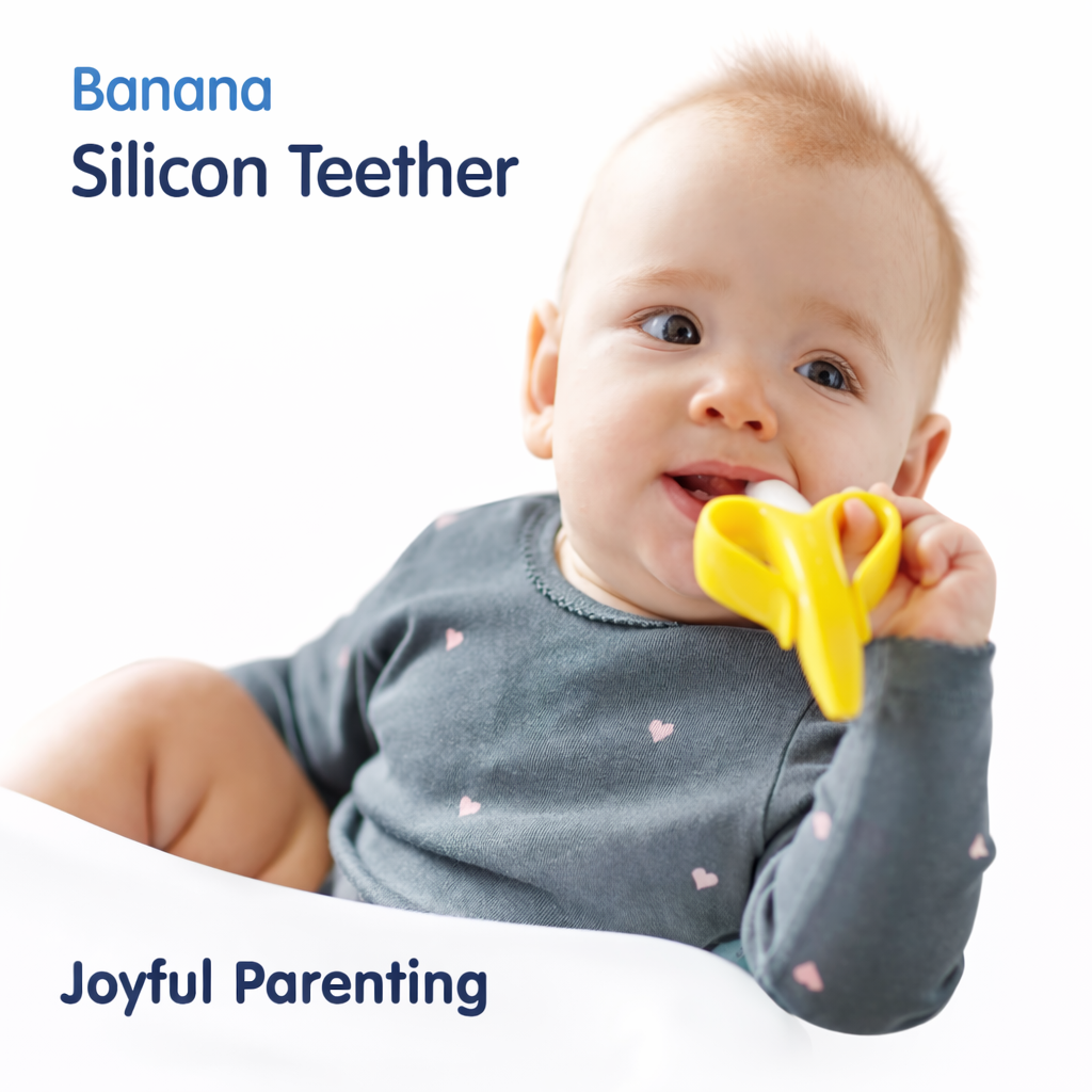 Silicone Banana-Shaped Baby Teether (Assorted) - Image 3