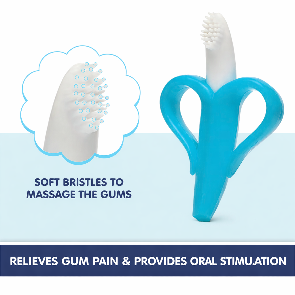 Silicone Banana-Shaped Baby Teether (Assorted) - Image 7