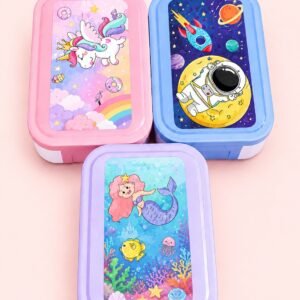 Cute Premium Kids Lunch Box Collection – Unicorn, Mermaid & Astronaut Edition