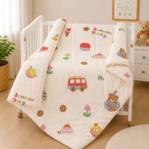 Summer Tales Baby Quilt | 120 × 150 cm
