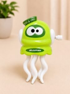 Green Octopus Clockwork Walking Toy – Manual Wind-Up Moving Toy