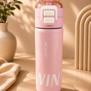 Hiccup Premium Stainless Steel Vacuum Water Bottle – 500ml | SUS304 | Leakproof | BPA Free