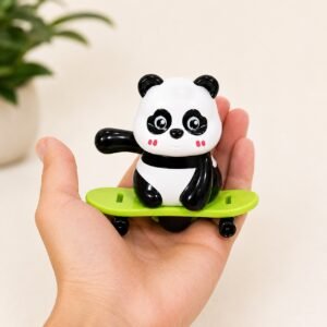 Panda Skateboard Clockwork Rolling Toy