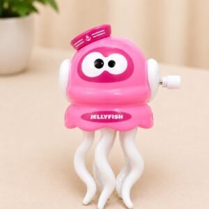 Octopus Clockwork Walking Toy – Manual Wind-Up Moving Toy (Pink Colour)