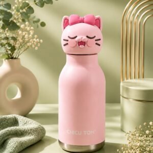 CHICU TOM Cat Kids Insulated Water Bottle – SUS316 Stainless Steel