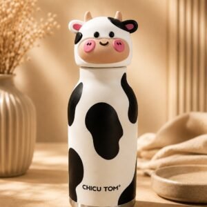 CHICU TOM Cow Kids Insulated Water Bottle – SUS316 Stainless Steel