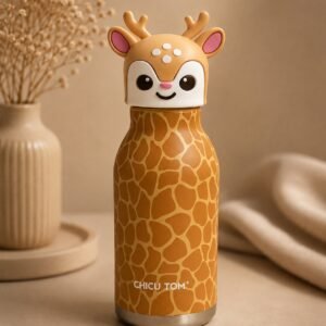 CHICU TOM Deer Kids Insulated Water Bottle – SUS316 Stainless Steel