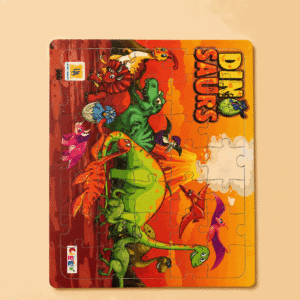 Dinosaur Wooden Jigsaw Puzzle | Colorful Educational Toy for Kids