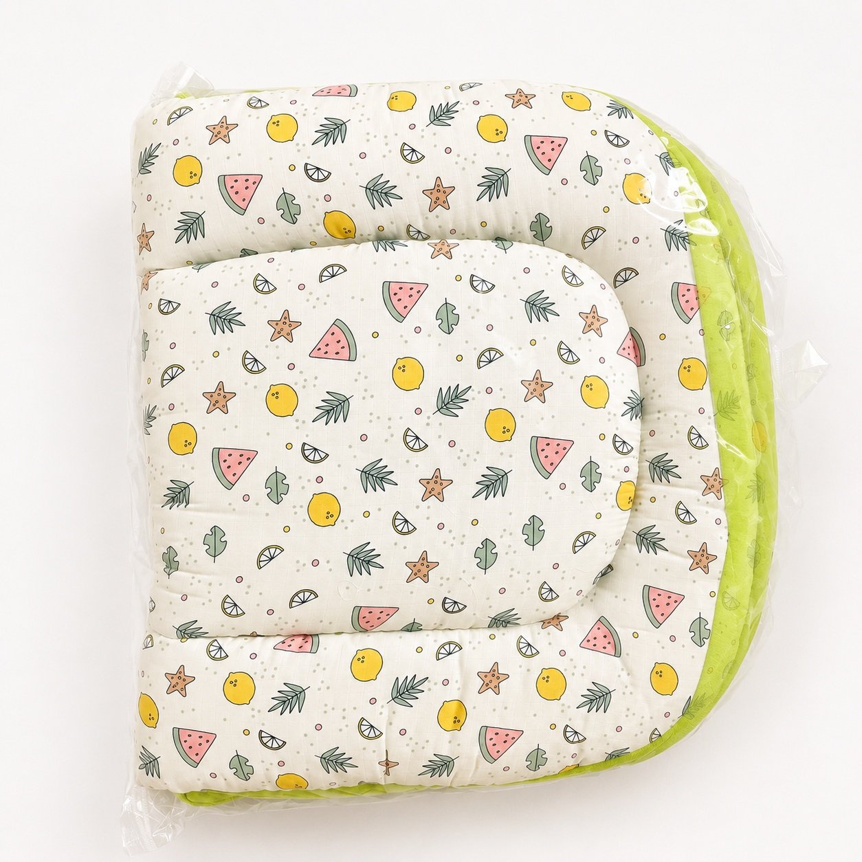 Premium Muslin Baby Sleeping Nest with Breathable Mesh & Cushioned Mattress | Soft, Foldable & Travel-Friendly Newborn Lounger - Image 2