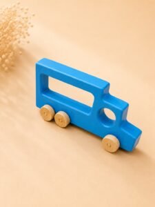 Premium Wooden Racing Car Toy | Smooth Rolling Toddler Vehicle