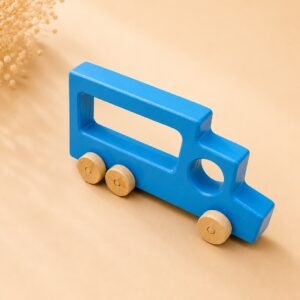Premium Wooden Racing Car Toy | Smooth Rolling Toddler Vehicle