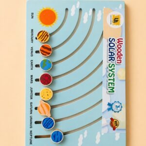 Wooden Solar System Puzzle Board