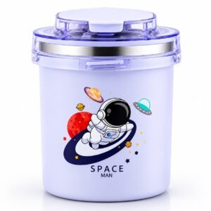 Premium Insulated Kids Food Jar with Spoon | Leakproof Stainless Steel Lunch Container (SUS304)