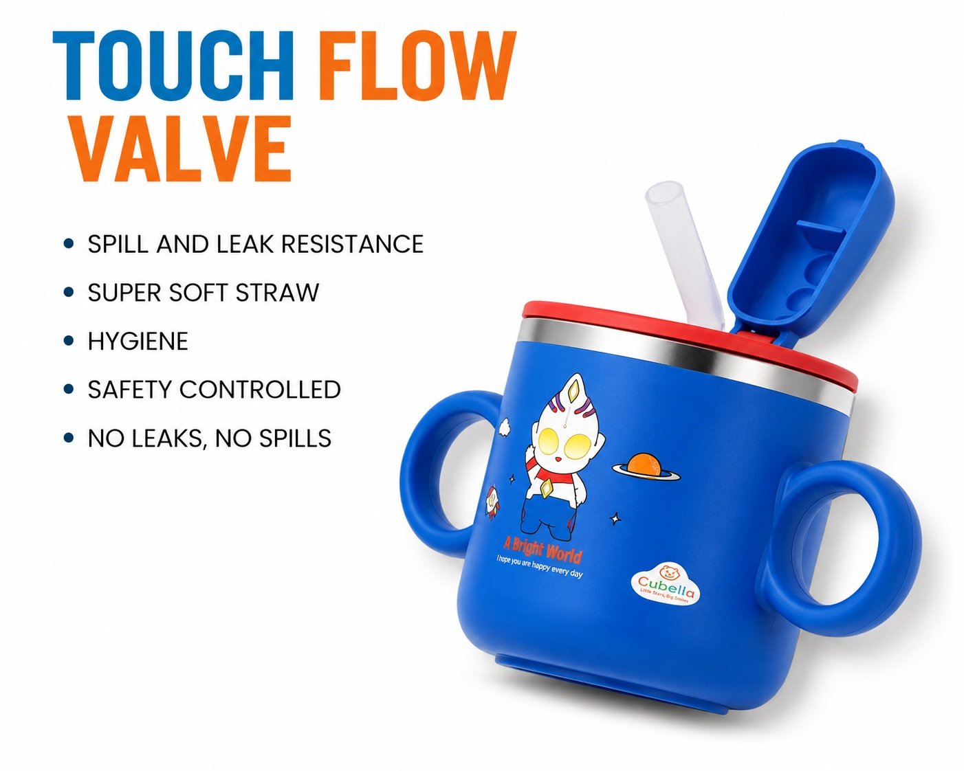 Premium Toddler Insulated Straw Cup | 304 Stainless Steel - Image 4