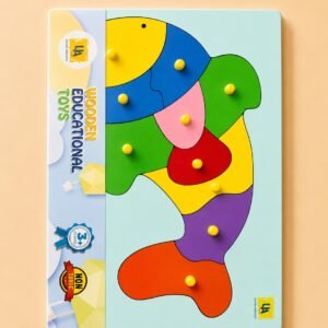 Montessori Wooden Fish Puzzle Board