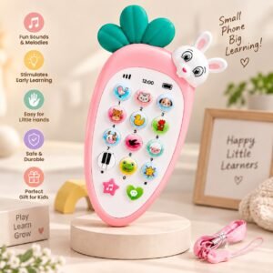 Musical Learning Toy Phone for Kids | Bunny Design | Fun Sounds & Early Learning